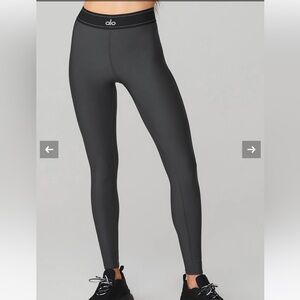Airlift High-Waist Suit Up Legging in Anthracite/Black M